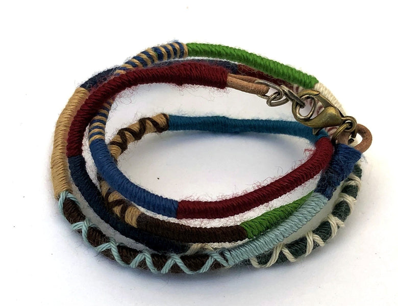 Yarn Knit Bracelet - B8