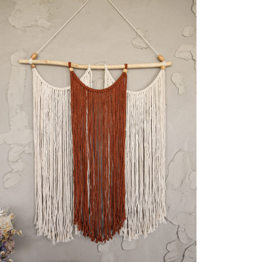 Two Color Bohemian Wall Ornament