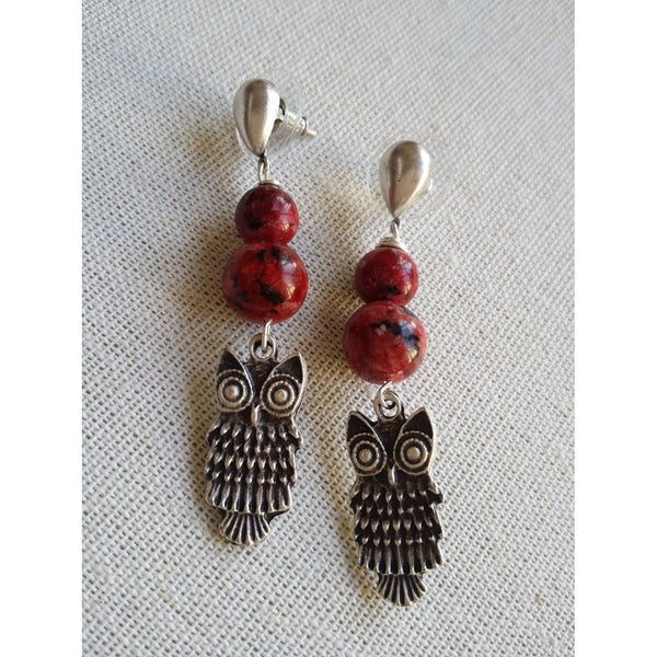 Owl Objectct Earrings