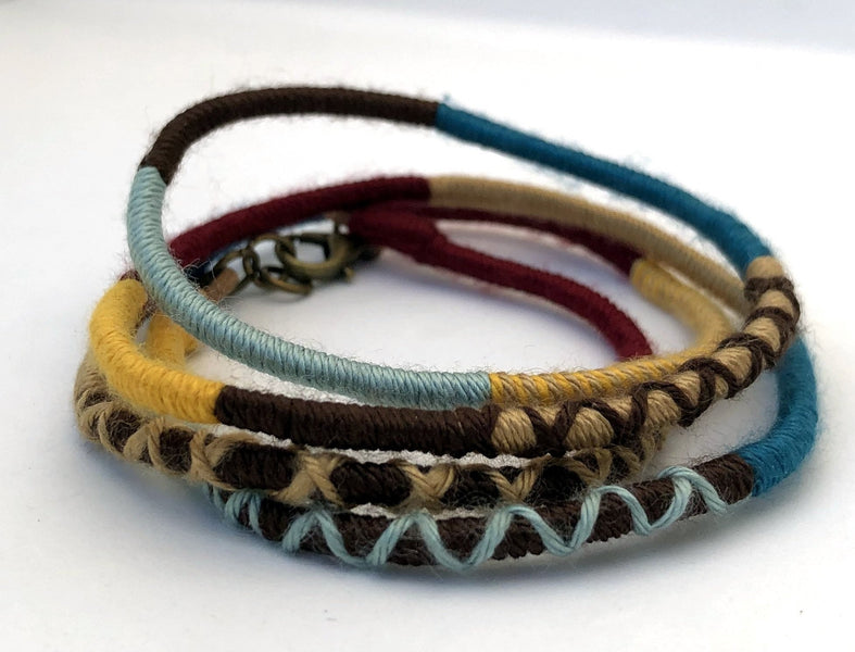 Yarn Knit Bracelet - B1