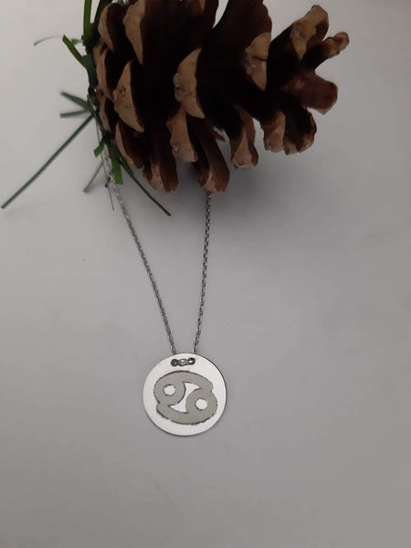 Silver Necklace for Cancer