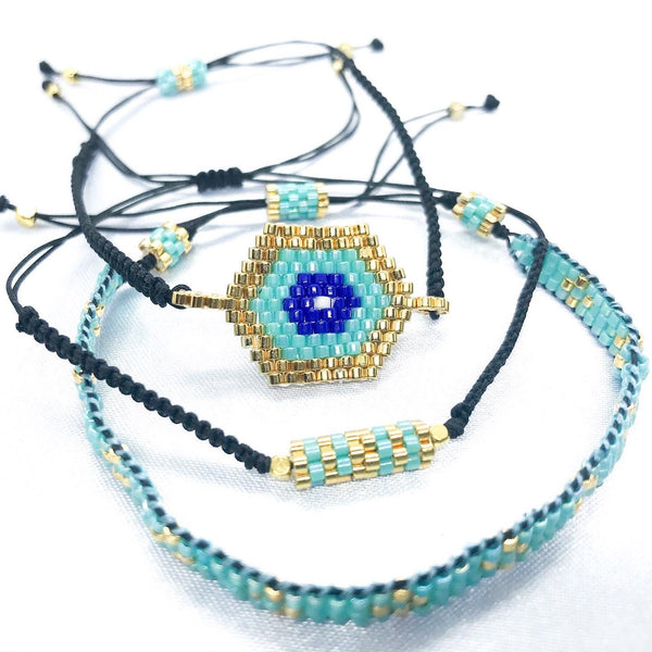 Miyuki Turquoise Bracelet Combine