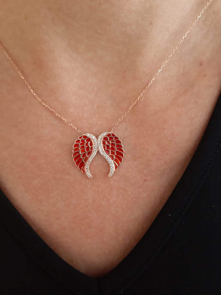 Red Wing Necklace