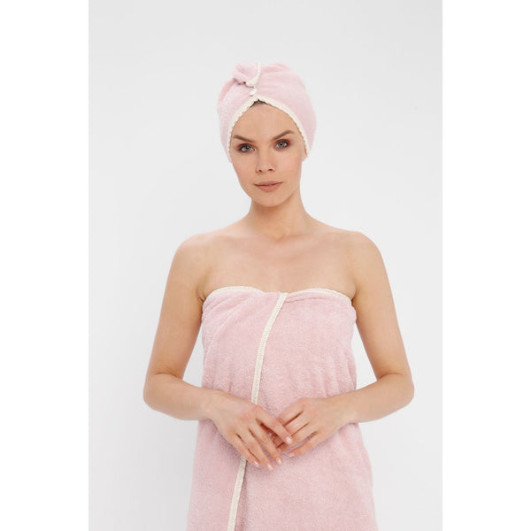 Edi Team Hürrem Towel Peshtamal Bathroom Set Pink