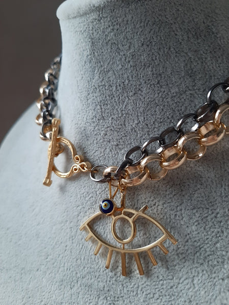 Chain Evil Eye Necklace