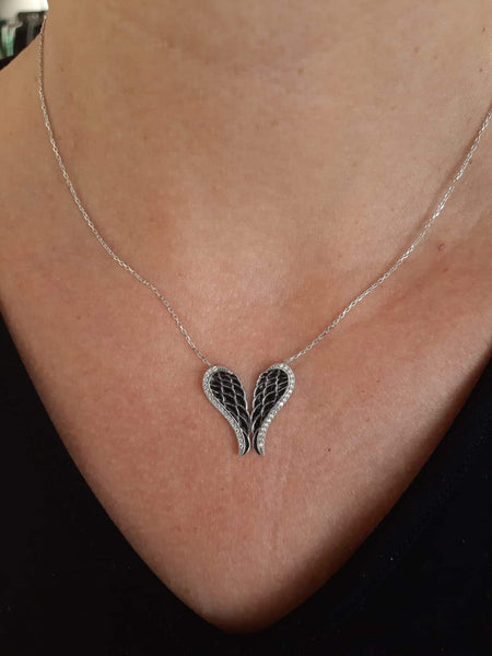 Black Wing Necklace