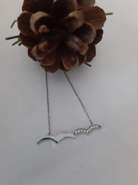 Silver Seagull Necklace