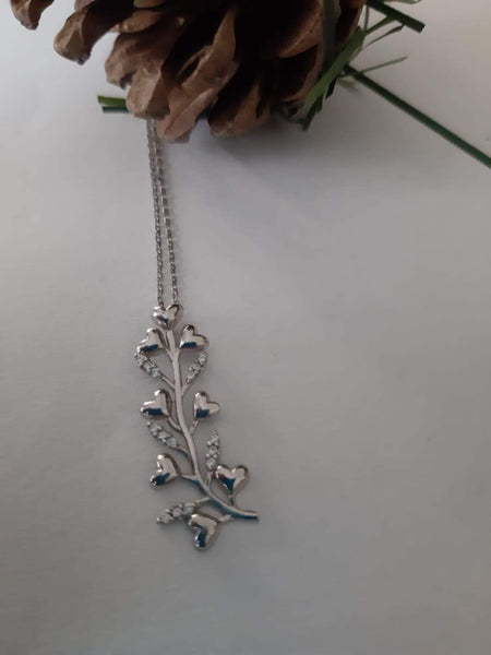 Silver Spring Branch Necklace