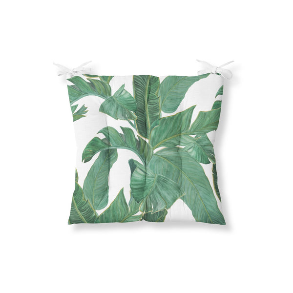 Decorative Leaf Pattern Chair Cushion