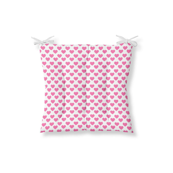 Decorative Pink Heart Chair Cushion