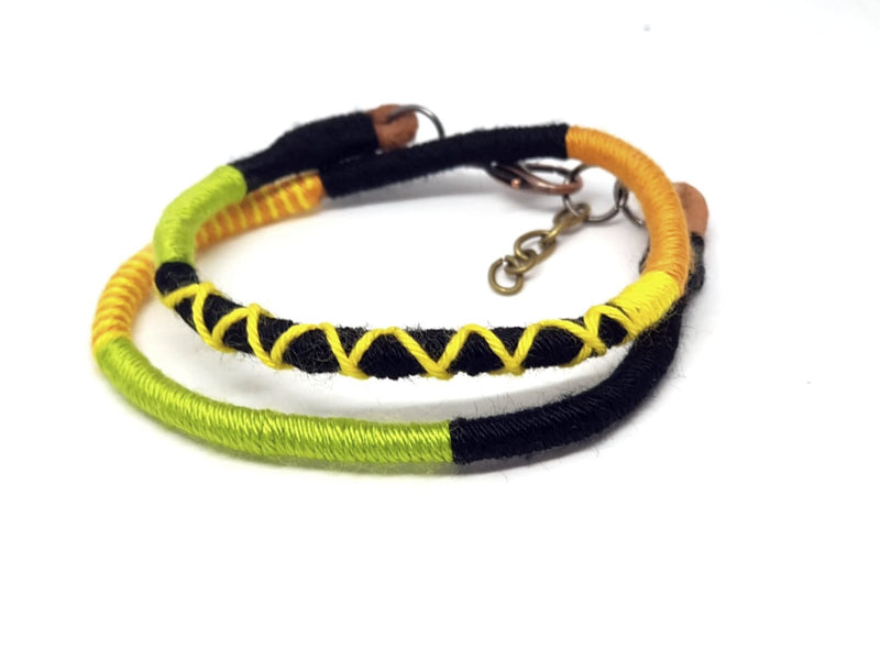 Yarn Knit Bracelet - B9