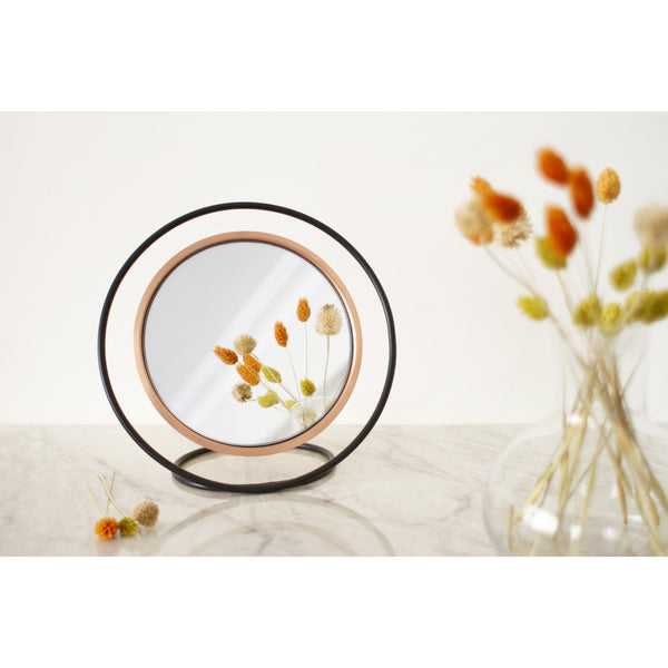 Hollow Table Mirror - Copper Small