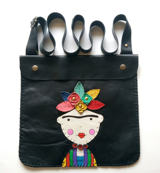 Frida Kahlo Handmade Leather Bag