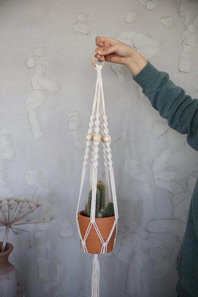 Handmade Macrame Plant Hanger / Macrame Pot / Macrame Flower Pot