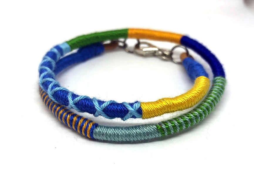Yarn Knit Bracelet - B16