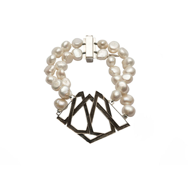 Five Layer Pearl Bracelet