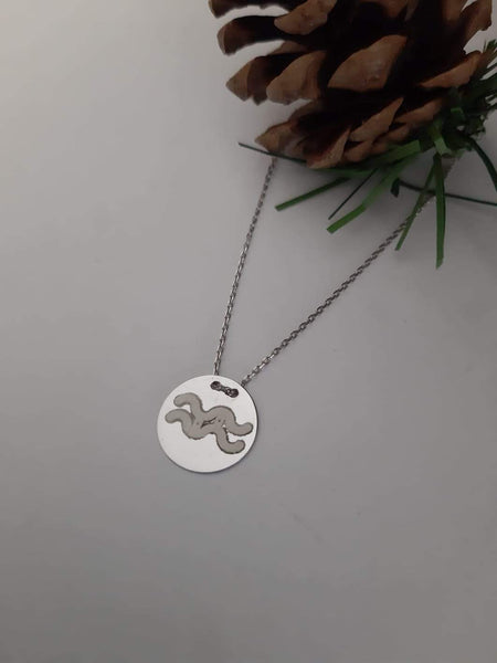 Silver Necklace for Aquarius