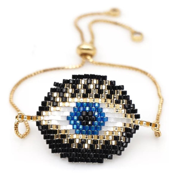 Miyuki Evil Eye Bracelet