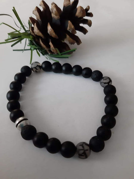 Men's Natural Stone Bracelet