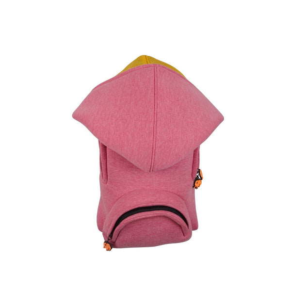 Morikukko Basic Pink Bag Yellow Hoodie - For Kids