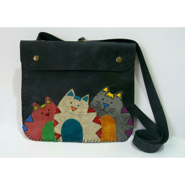 Chubby Cat's Handmade Leather Bag