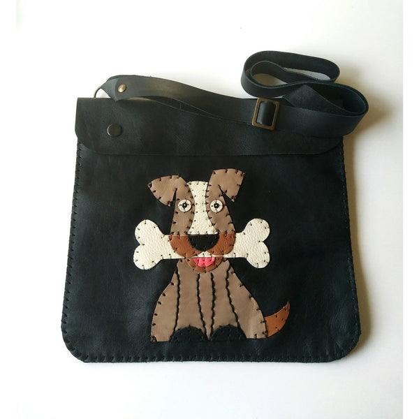 Dog And Bone Handmade Leather Bag