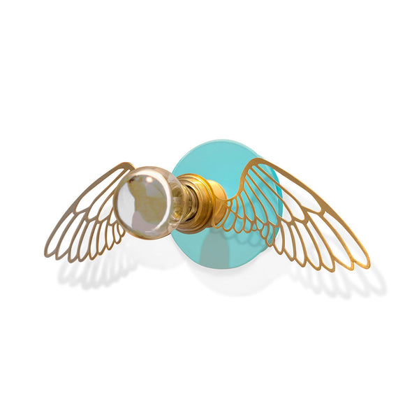 Angel Wing Neo Turquoise Applique